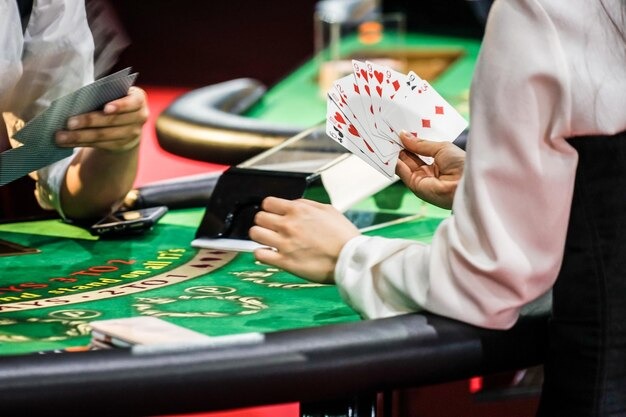 Mobile live casino interface